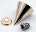 YBSCG Gold Plated Short Subwoofer Tiptoe 1.5'