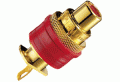WBT-0201-R Topline Solder Type RCA - Red