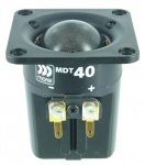 Morel MDT40 1' Textile Dome Tweeter, Hexatech voice coil, Shielded, Re