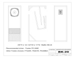 Fostex BK-20 Cabinet - Sold Flat - Each