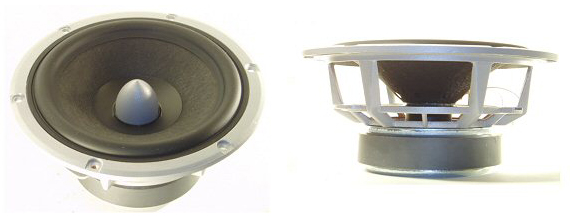 Peerless 7" Exclusive HDS Midwoofer-Nomex Cone with Phase-Plug 830883